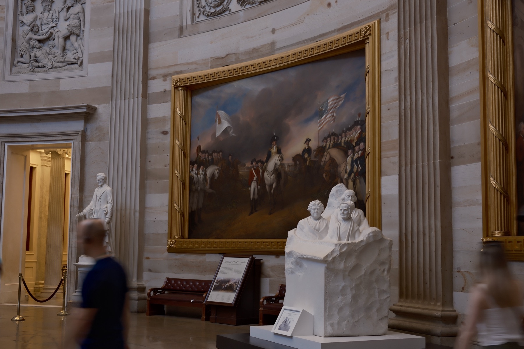 The Rotunda with its paintings
