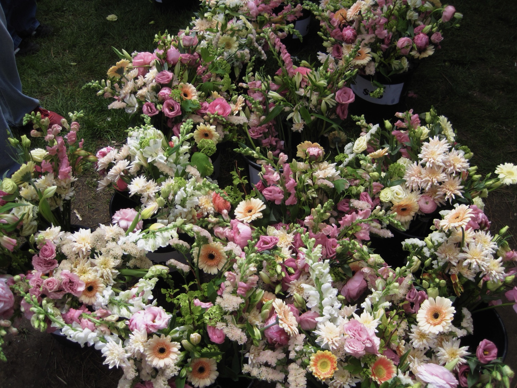 Pastel bouquets on the grass — Toronto Flower Market, Ep.01